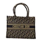 Dior Book Tote Medium Navy