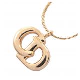 Dior CD Logo Gold Plated Necklace