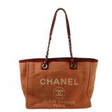 Chanel Deauville MM Tote Pink