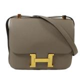 Hermes Constance 24 Gris Asphalte