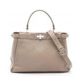 Fendi Peekaboo Regular 2-Way Gray