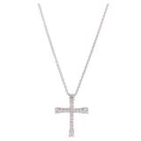 Diamond Necklace 18K White Gold
