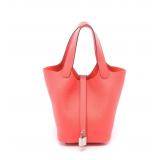 Hermes Picotin Lock PM Rose Texas
