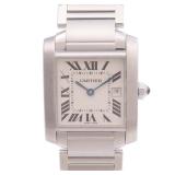 Cartier Tank Francaise Quartz SS White