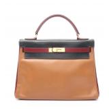 Hermes Kelly 32 Tricolor