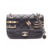 Chanel Double Chain Bag Black