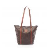 Celine Macadam Tote Brown