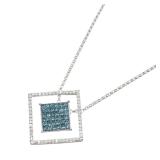 Diamond Necklace 18K White Gold