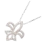 Diamond Necklace 18K White Gold