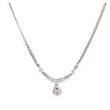 Diamond Necklace 18K White Gold