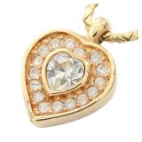Dior Heartstone Gold Plated Necklace