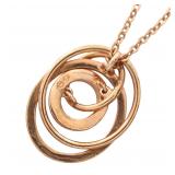 Swarovski Ring Pendant GP Necklace