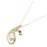 Mikimoto Pearl 18K Gold Necklace