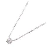 Cartier 1895 Solitaire White Gold Necklace