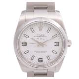 Rolex Air King Auto SS White