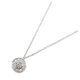 Tiffany Circlet Diamond Platinum Necklace