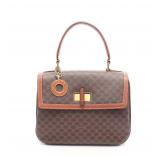 CELINE Macadam Handbag Brown