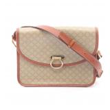 CELINE Triomphe Shoulder Bag Beige/Brown