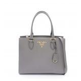 PRADA 2Way Tote Gray