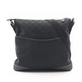 GUCCI GG Canvas Shoulder Bag Black