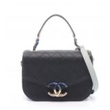 CHANEL Half Coco Chain Bag Black GHW