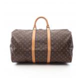 LOUIS VUITTON Keepall 55 Brown
