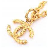 Chanel Coco Mark GP Necklace 93A