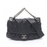 CHANEL Matelasse 2Way Black SHW