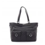 GUCCI Abby GG Pattern Tote Black