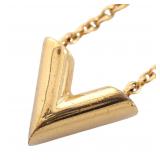 Louis Vuitton Essential V GP Necklace