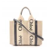 CHLOE Woody Small 2Way Tote Beige/Black