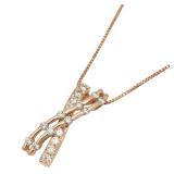 Diamond K18PG Necklace