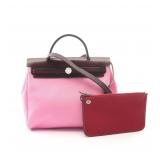 Hermes HerBag Zip PM Rouge Ash 2Way