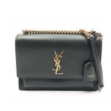 SAINT LAURENT Sunset Medium Green