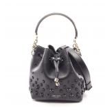 JIMMY CHOO Bon Bon Bucket 2Way Black