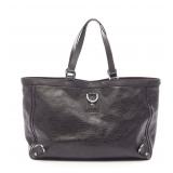 GUCCI Abby Horsebit Tote Dark Brown