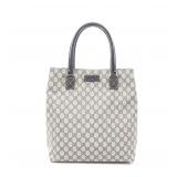 GUCCI GG Plus Tote Beige/Navy