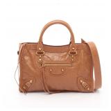 Balenciaga Le City Small 2Way Brown