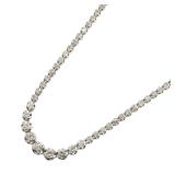K18WG Diamond Necklace