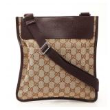 GUCCI GG Canvas Shoulder Beige/Brown