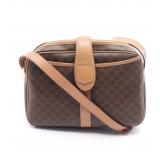 CELINE Macadam Shoulder Bag Brown