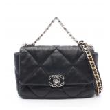 Chanel 19 Matelasse 2Way Black