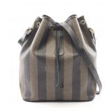 FENDI Pecan Shoulder Bag Brown/Black