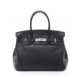 HERMES Birkin 30 Black SHW