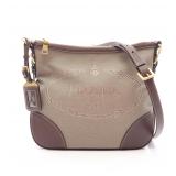 PRADA Logo Jacquard Shoulder Beige