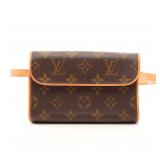 LOUIS VUITTON Pochette Florentine Brown