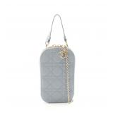 Dior Lady Dior Phone Holder 2Way Blue