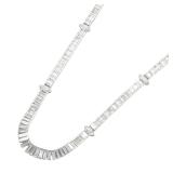 K18WG Diamond Necklace