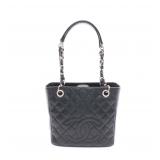 Chanel Matelasse PST Tote Black SHW
