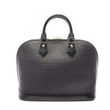 LV Alma Epi Noir Handbag Black